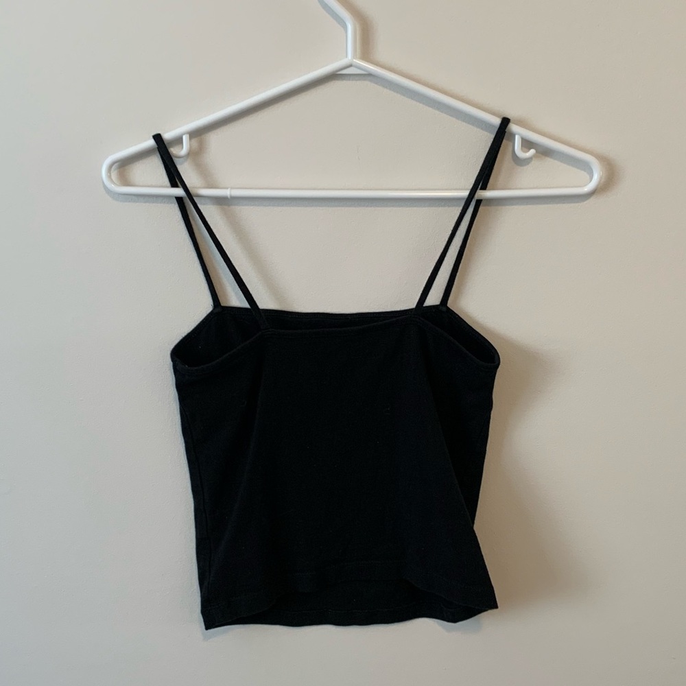 🤩 3 for $20 / Wild Fable Straight Neck Black Spaghetti Strap Tank Top